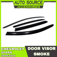 Chevrolet Spark 2009-2014 Door Visor / Rain Gutter Smoke