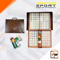 Pro Sport Mahjong Set With Number Standard Ivory