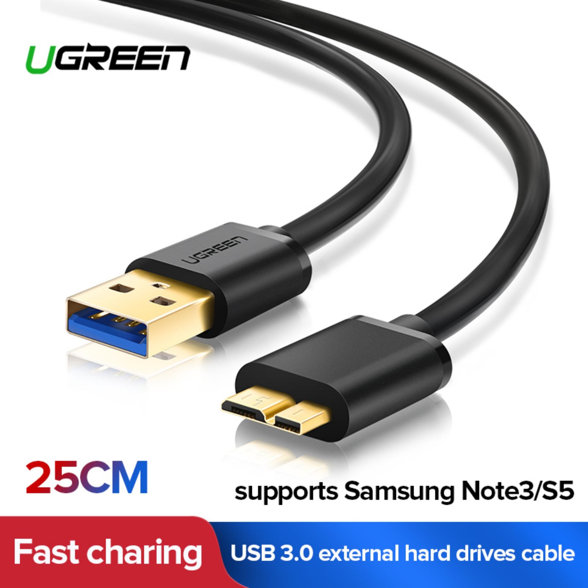 UGREEN 0.25 Meter Micro USB 3.0 Cable 2.1A Fast Charging Data Cable USB Cord Mobile