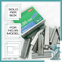 Max Stapler Wire Office School Staple Wire For No. 35 Max Brand #35 No.35-5M #35 Wires Maxx Stapler Wire Wires Staples with 5000 Staples per Box Leg Length of 6mm [Future Industries]