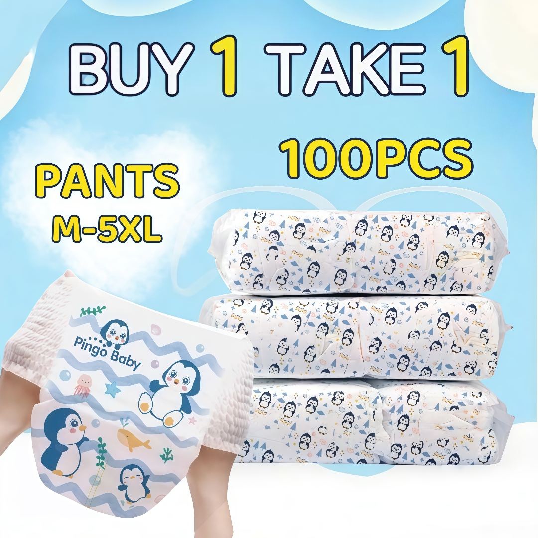 Japan Diaper Pants 50pcs Super Absorption Unise M-5XL Size Leak-Proof Pull-up Pants Disposable Diapers