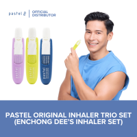 Pastel 2-in-1Pocket Inhaler (x3) (1.5ml each) [Menthol Vapors Relieves Nasal Congestion Headache Dizziness]