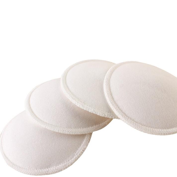 4pcs Reusable Nursing Breast Pads Washable Soft Absorbent