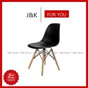 Scandinavian Nordic Chair by JKS: Minimalist Space-Saving Office/Dining Chair