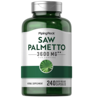 Piping Rock Saw Palmetto 3600 mg (per serving) 240 caps (80 days supply)