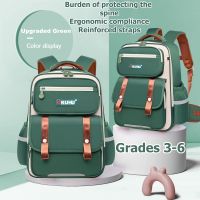 THREE ELEPHANTS Fashion Kids School Bag Unisex Spine Protection Load Reduction Waterproof Children’s School Backpacks Large Capacity Primary Students School Bags