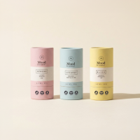 Coconut Matter MOOD Natural Deodorant 3-Pack - Tropical Strength Aluminum-Free Vegan Unique Scents