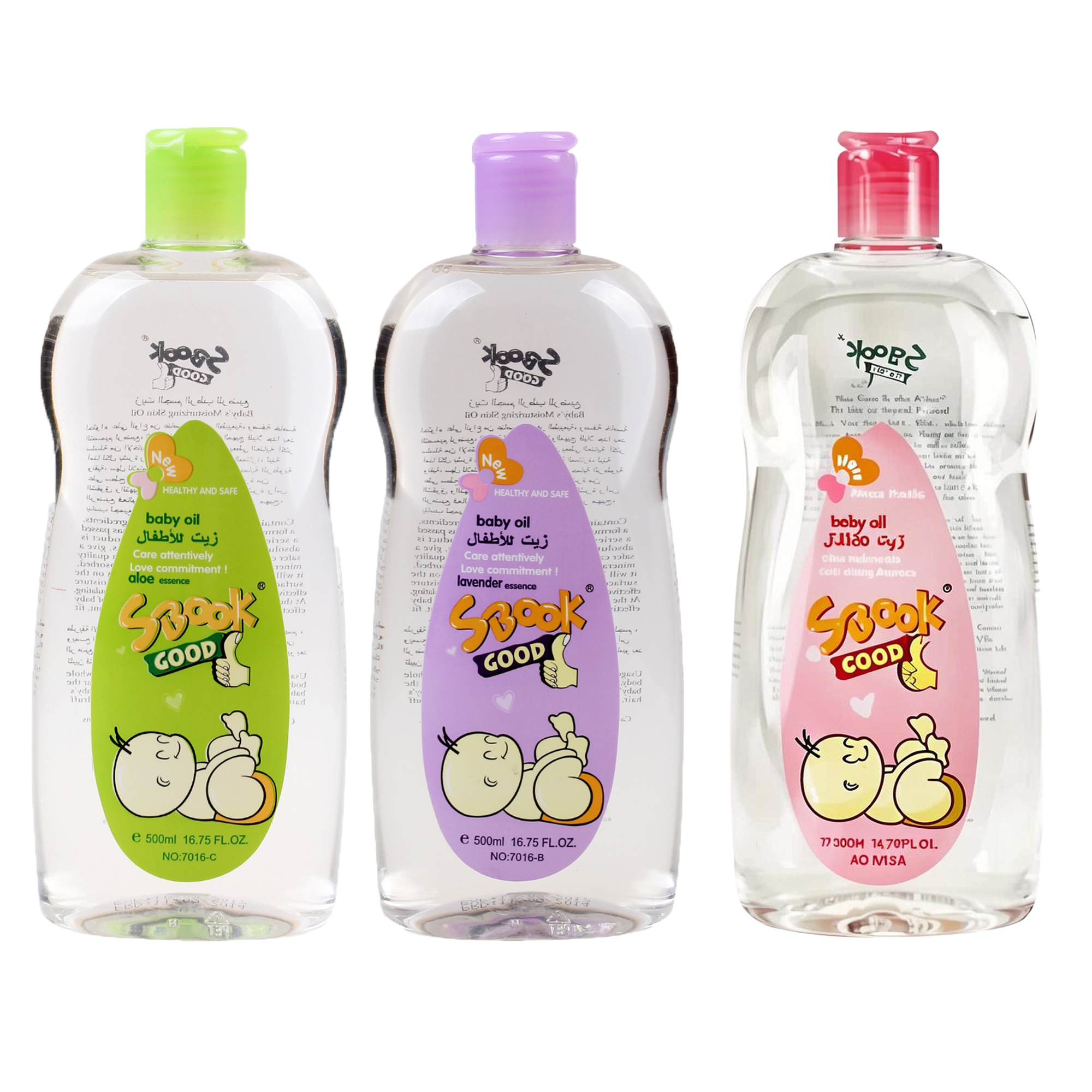 BABYUNION Baby Skin Care Oil for Baby Gentle and No Burdensome Baby Must-have Baby Oil 500ml- Newborn Baby Essentials Baby Care Baby Massage Oil Baby Oil for Newborn