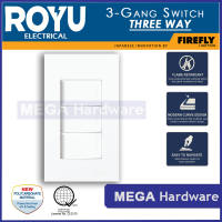 ROYU Wide Series Universal Outlet & Switch (1 Gang 2Gang 3 Gang)