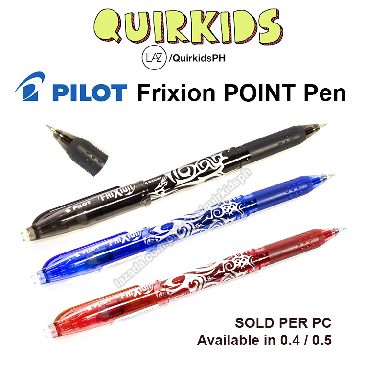 Pilot Frixion Needle Type Point Pen Erasable Ballpen 0.5 / 0.4