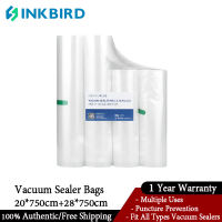 INKBIRD Vacuum Sealer Bags Sous Vide Bags Freezer Sealer Bag for Food Storage and Cooking Suit for Any Types Vacuum Sealer