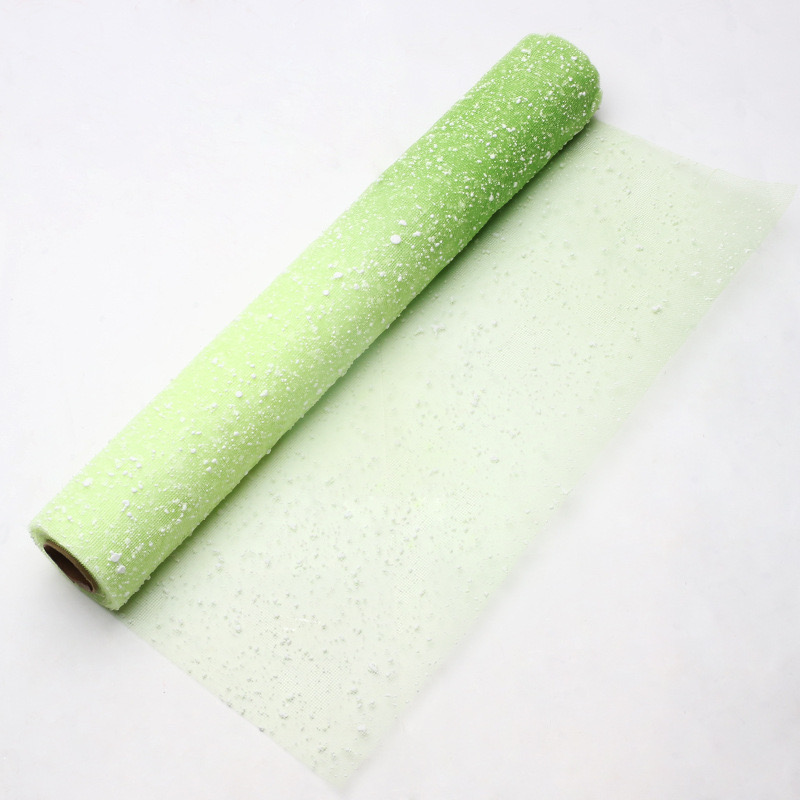 Snow Yarn Mesh Gauze Roll Bouquet Flower Packaging DIY Wrapper 50cmx3.6m
