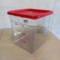Camsquare Clear 8Q Authentic Cambro Container 8SFSCW135 No cover
