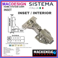 SISTEMA ITALY FR92 SUS304 WATER RESISTANT CONCEALED HINGES MACDESIGN HOME (OFFICIAL SELLER)