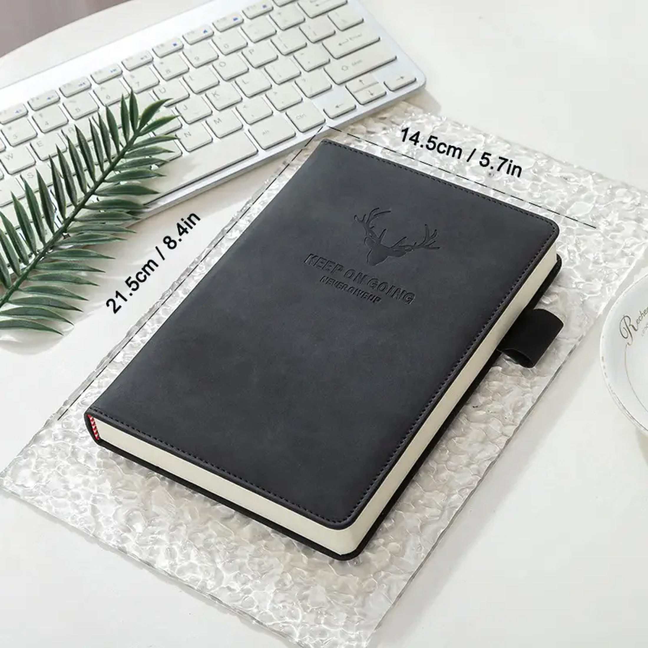 PINK A5 360Pages Leather Notebook Big Thick Notebook for College Writing Notebook School Supplies