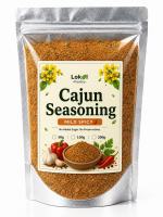 Lokal Pantry Cajun Seasoning Mild Spicy | Premium Spice Blend | Natural Cooking Ingredient for Chicken Beef Pork Seafood Vegetables Rice Pasta Marinades Dry Rubs Grilling Roasting Barbecue Stir-Fry & Everyday Culinary Use