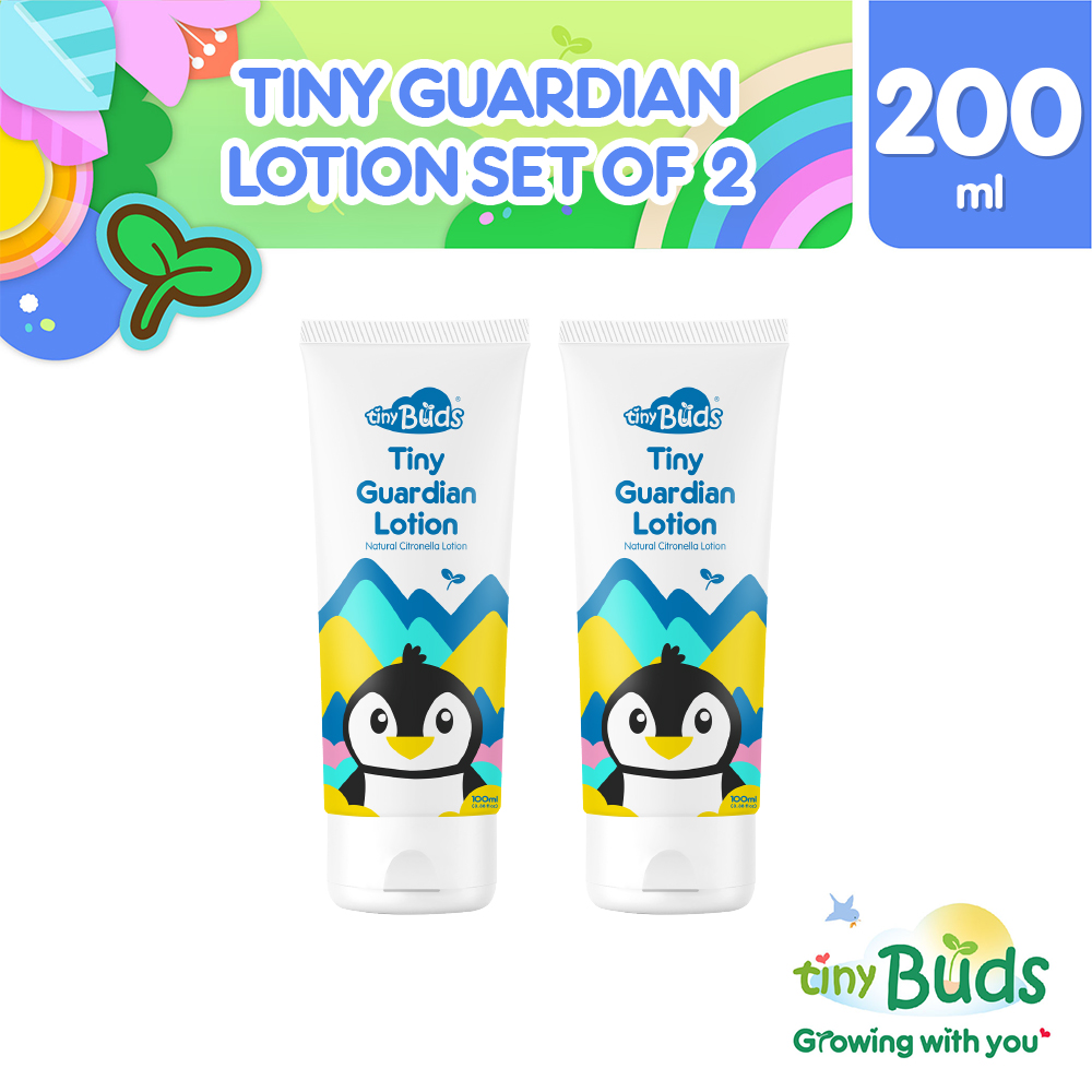 Tiny Buds Tiny Guardian Natural Citronella Lotion (100 grams) Set of 2 | Gone Away Insect Repellent