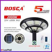 BOSCA 5 Years Warranty 1000w / 2000W Solar Garden Light Solar Street Light Outdoor Solar Light  With Automatic Motion Sensor
