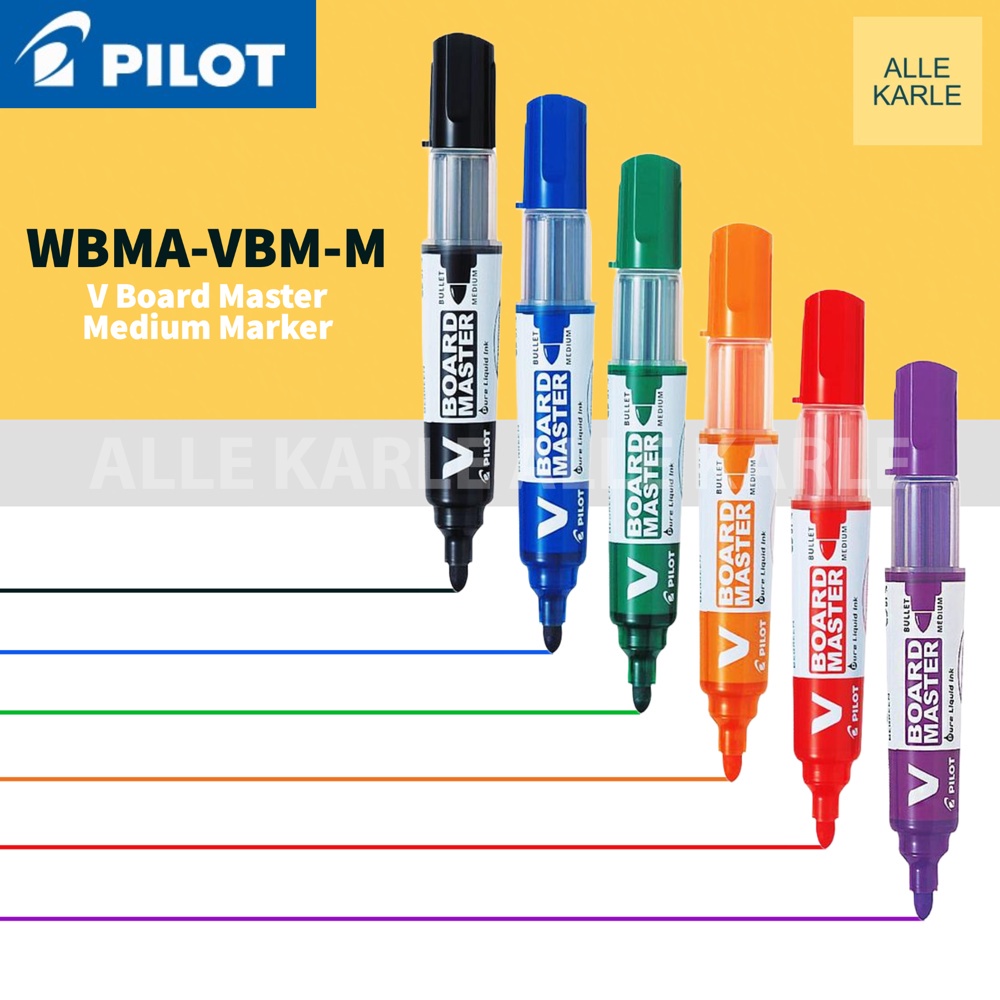 Pilot WBMA-VBM-M V Board Master Medium Marker | Alle Karle LZD