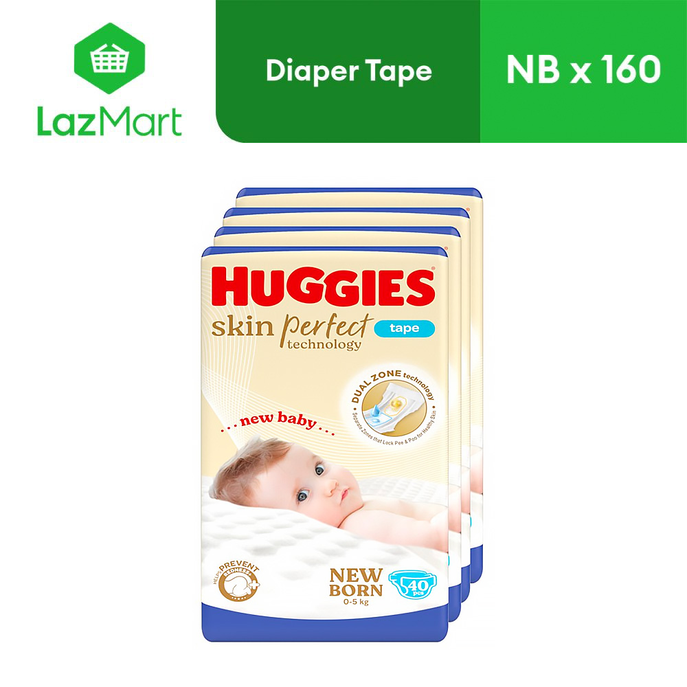 Huggies Skin Perfect Diaper - Newborn 160 pcs