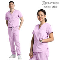 Scrub Suit KSS-03 NEW COLORS PLAIN SERIES by KAIZEN.PH