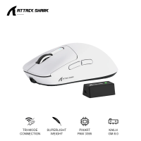 Attack Shark X3 PRO Tri mode Wireless Gaming Mouse 4K/8K Hz Superlight PAW3395