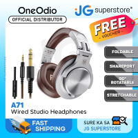 OneOdio A71 Wired Over Ear Headphones Studio Headphones with Shareport Monitor Recording with Stereo Sound for Electric Drum Keyboard Guitar Amp (Black Red Silver)  | JG Superstore