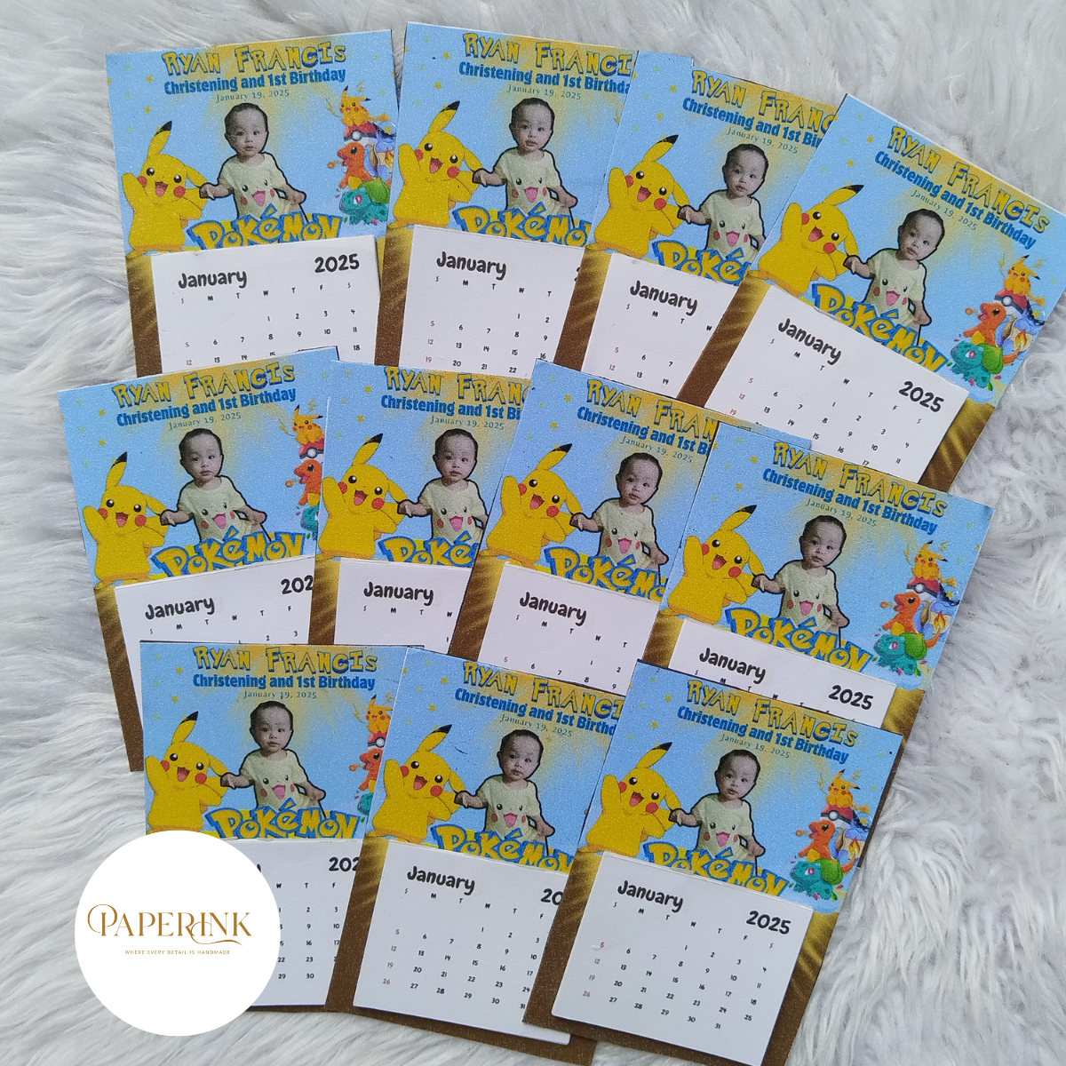 2026-2027 Mini Calendar Ref magnet - PaperInk Tanay