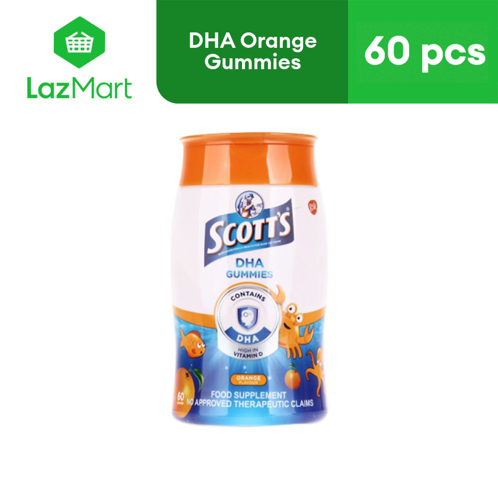 Scotts DHA Gummies Orange 60s