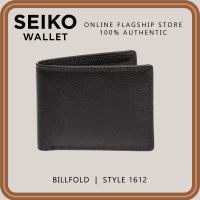 Seiko Wallet - Genuine Leather Billfold (With RFID Blocker) - 1612