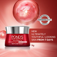 PONDs Age Miracle Ultimate Youth Night Cream Hexyl-Retinol 9G - Moisturizer for Face Brightening & Skin Care