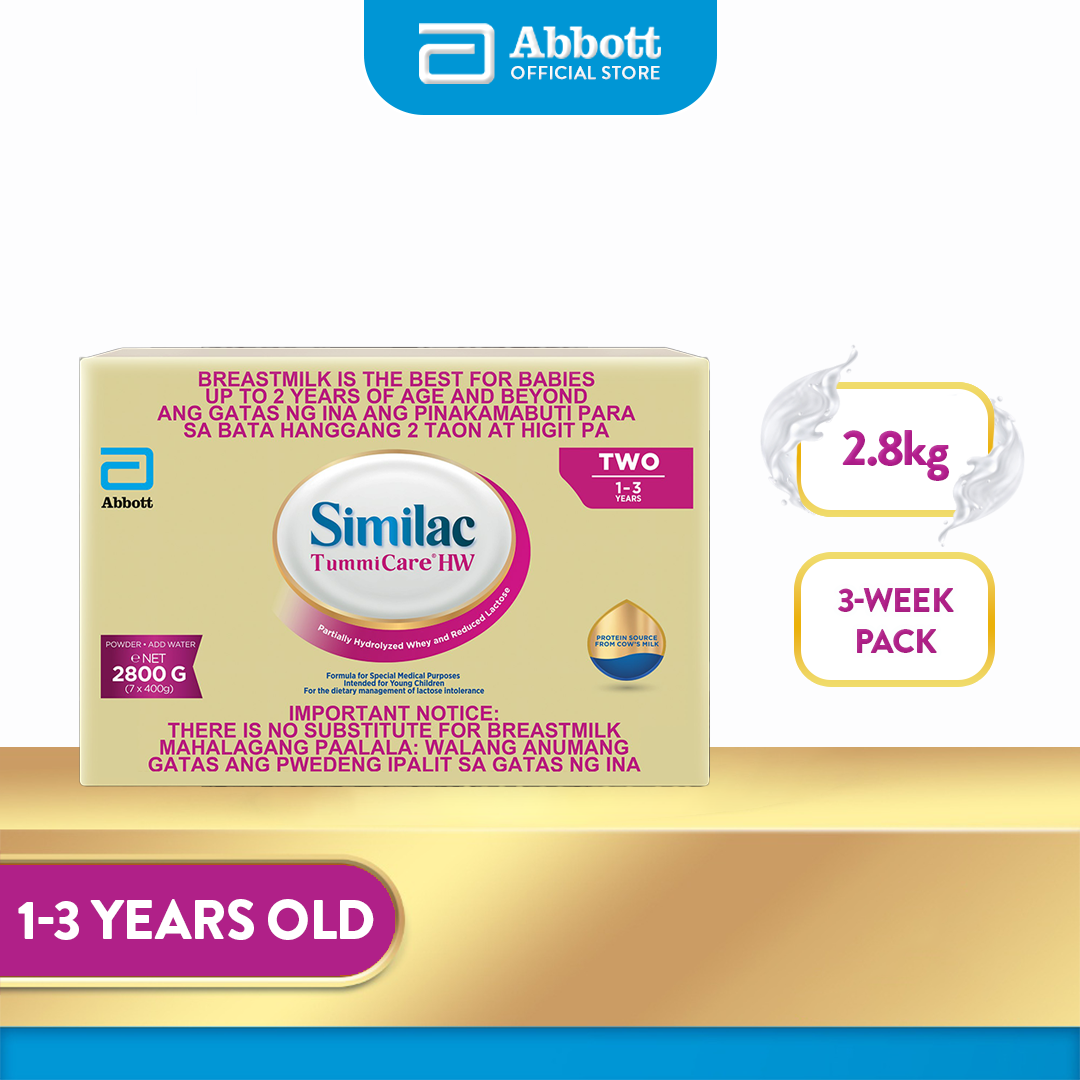 Similac TummiCare HW Two 2.8kg for Children 1-3 Years Old Milk Supplement Powder