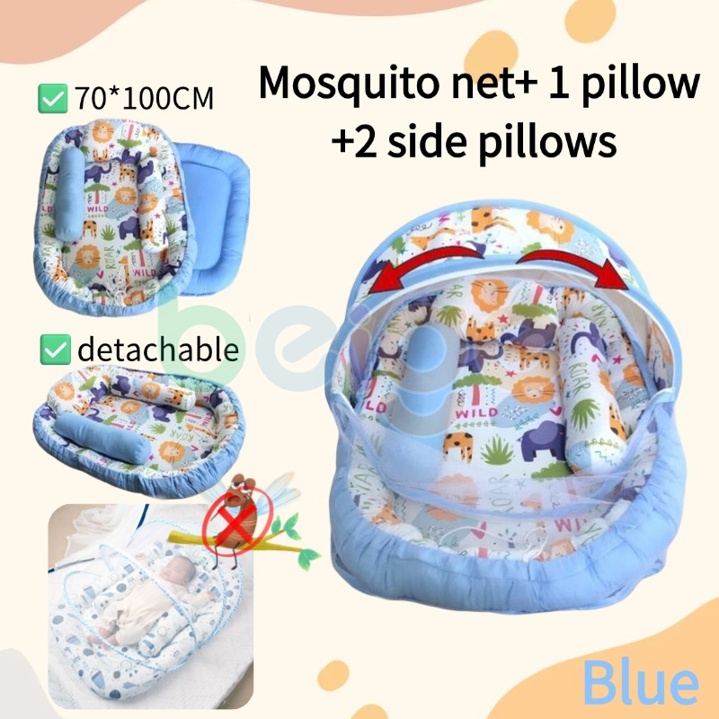Portable Baby Bed Foldable Travel Bassinet for Newborn Lightweight Baby Cot Co Sleeper for Bedside Compact Home Outdoor Use