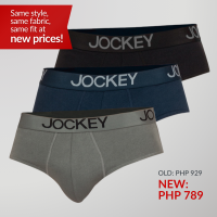 Jockey Zone 100% Cotton Fashion Tech Mens Hipster Brief Underwear (Pack of 3)