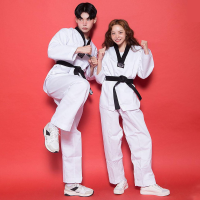 Rabbite High Quality WTF Taekwondo Dobok Clothes Children Adult Karate Suit Taekwondo Uniform Karate Clothes Pure Cotton