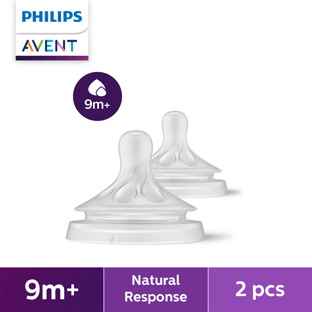 Philips AVENT 9m+ Natural Response Flow 6 Nipples 2-pack