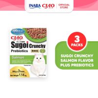 Ciao Sugoi Crunchy Plus Prebiotics Cat Food X 3 packs
