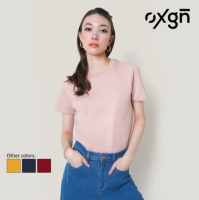 OXGN Womens Floral Regular Fit Logo Tee