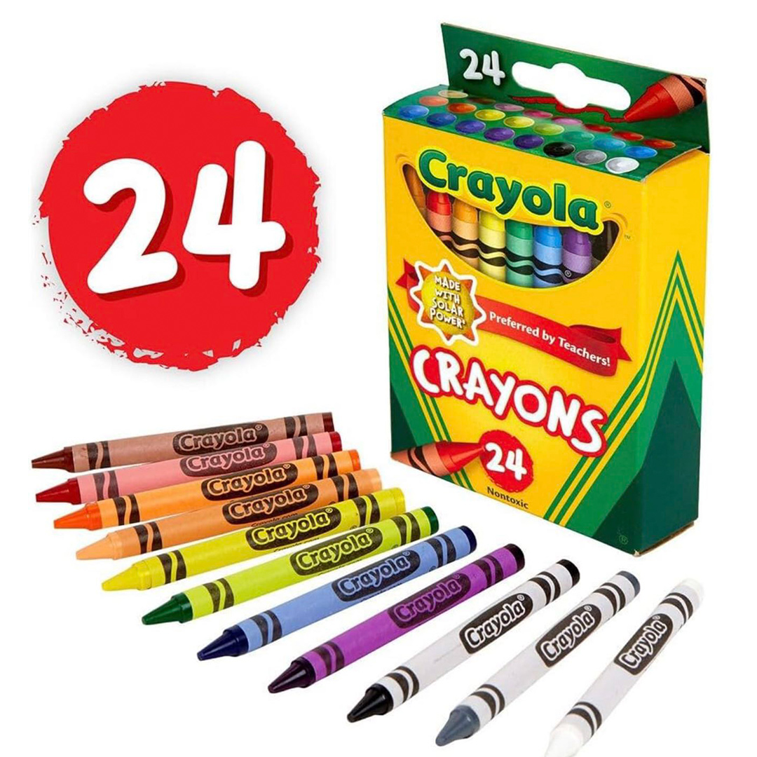 Crayons Set of & (816 and 24 Colors) Kids Crayon Baby Doodle Crayon Learn and Play Crayola Crayons