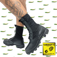GIBSON S TROPICAL HOT WEATHER COMBAT BOOTS STEEL TOE