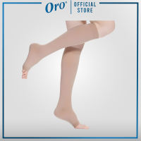 ORO Therapeutic Compression Stockings - Knee High Open Toe 15-20mmHg