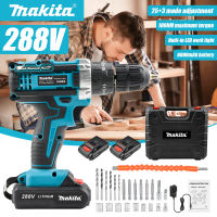 Original Aideepen makita 288V drill power tool heavy duty drill set original japan rechargeable drill bit set for metal wood and concrete makit.a power tools japan original sale electric drill set on sale cordless drill big impact drive tools