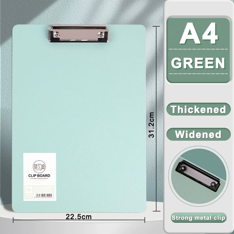 A4/A5 Clip Board Hard Board Long Clipboard File Paper Folder Writing Pad Office School Supplies