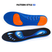 Sports Elastic memory Silicone Gel Insoles Shoe Inserts Breathable shoes pad 1pair