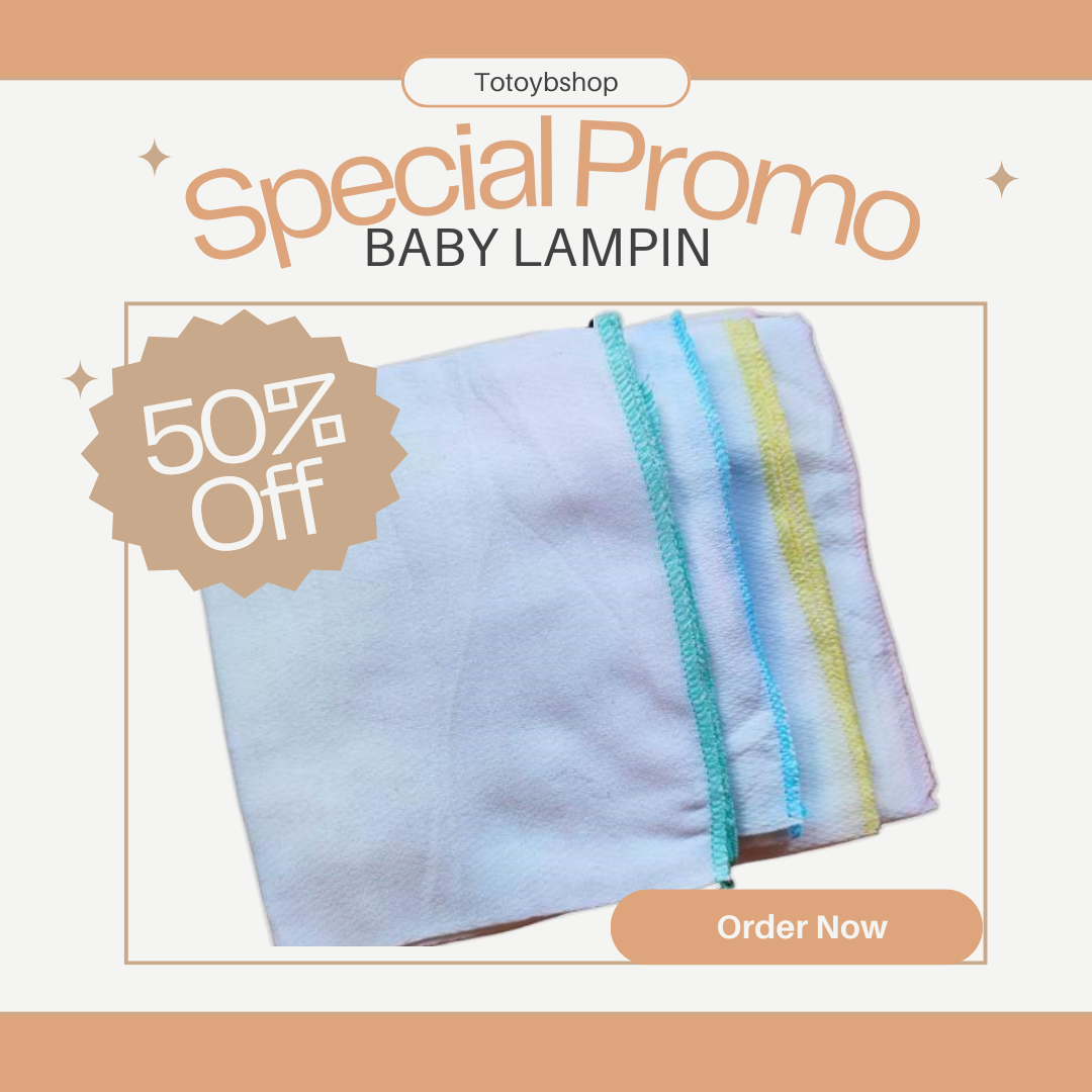 BABY LAMPIN 12PCS 3PCS 6PCS 1PC BIRDS EYE 13X27 SIZE BABY CLOTH DIAPER