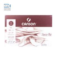Canson Sketch Pad 90gsm 12 x 18 50sheets + Doodle Pad A6