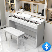 Minsine 88 Key Weighted Digital Piano with Flip Cover Full Size Hammer Action Electric Piano with Stand Triple Pedal for Beginner & Professional