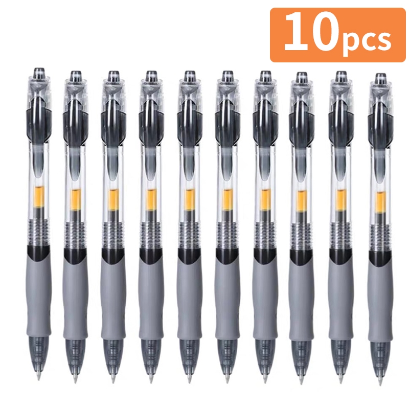 Gel Pen 0.5mm Press Sign Pens Student Writing Stationery Ballpen Wholesale School Supplies Ballpen Sign Pen 0.5mm