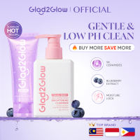 [G2G]Glad2Glow Best Cleanser Duo | Milk Cleanser 80g + Ceramide Low Ph Wash 70ml Brighten Soothes Redness & Acne Oil Control Face Wash Clean Dirt and Makeup Facial Skincare Set Centella Salicylic Acid Acne Cleanser 70ml