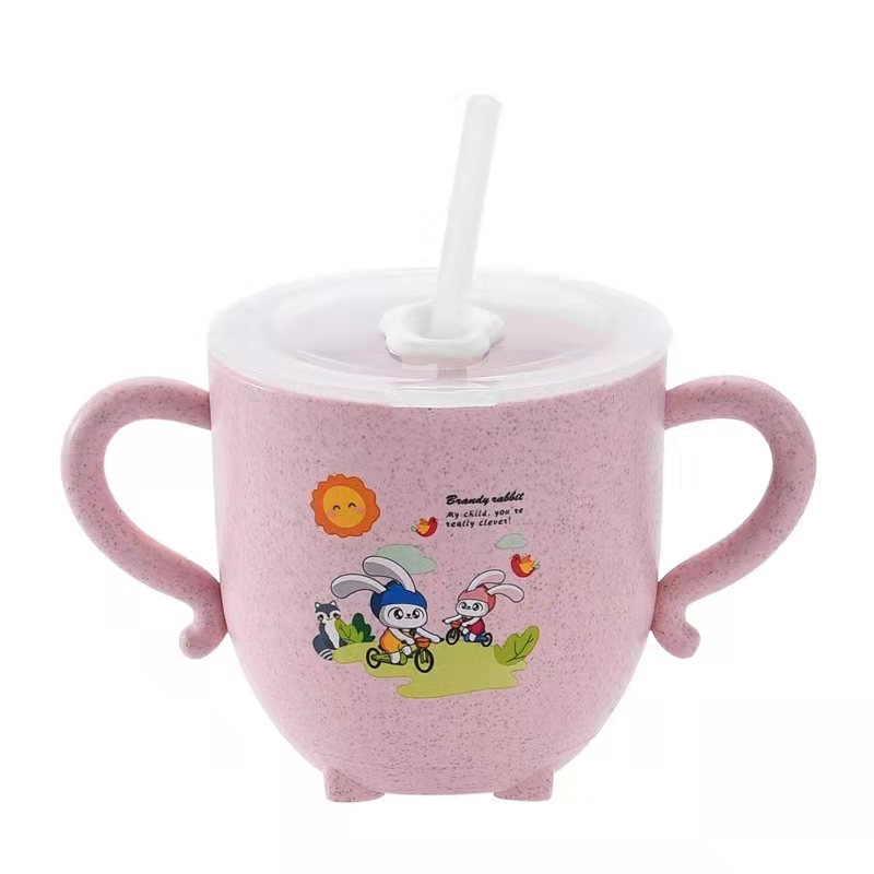 Little Whale Spray Cup That Can Spray Water With Straw Cup Bpa Free Food Grade Tritan Material Outdoor Portable Children Water Cups